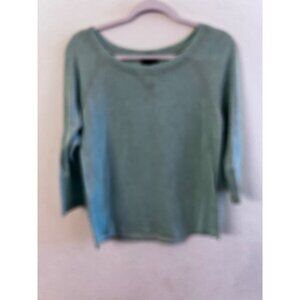 The Limited cotton green shirt women size medium